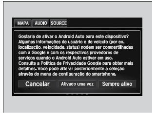 Ativando o Android AutoTM