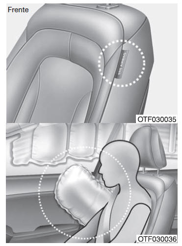 Airbags laterais (se instalado)