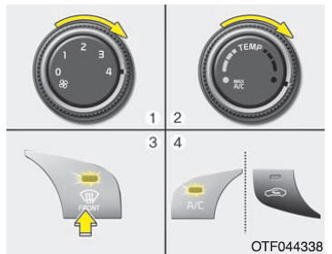 Sistema de climatização manual