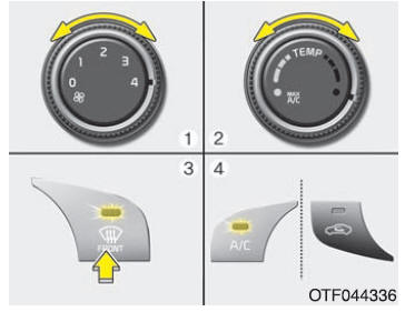 Sistema de climatização manual